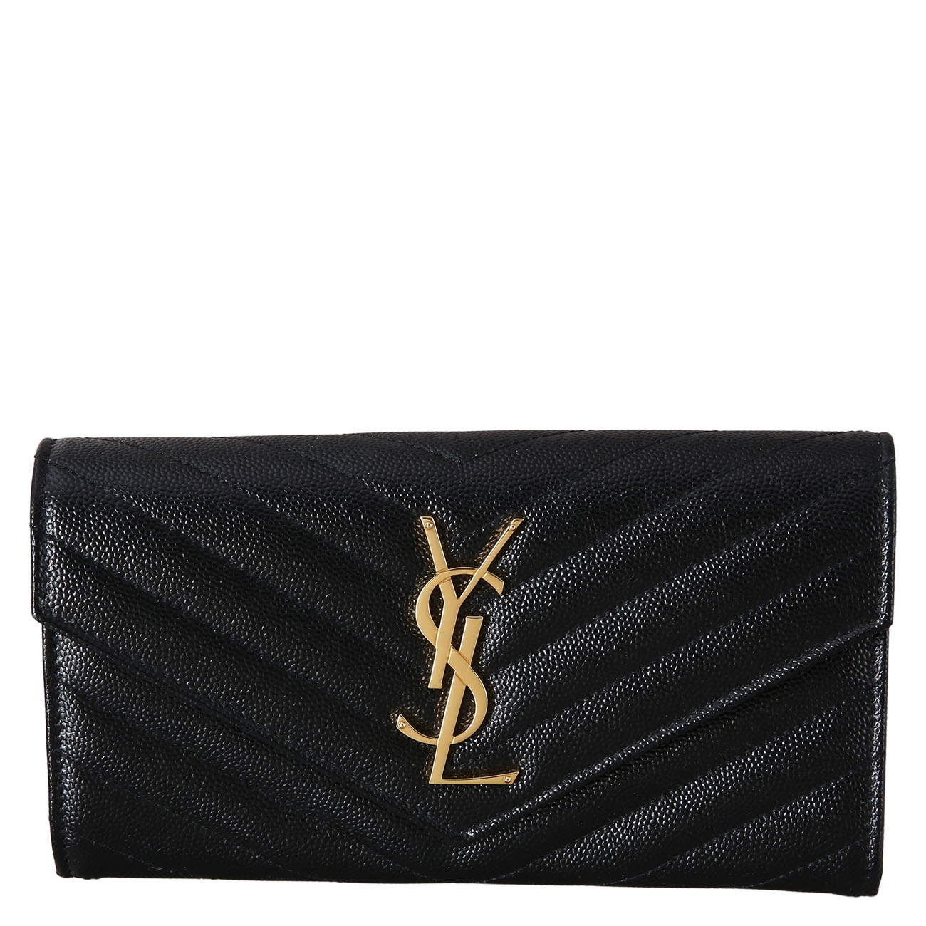 Yves Saint Laurent(USED)생로랑 372264 마틀라세 모노그램 플랩 장지갑